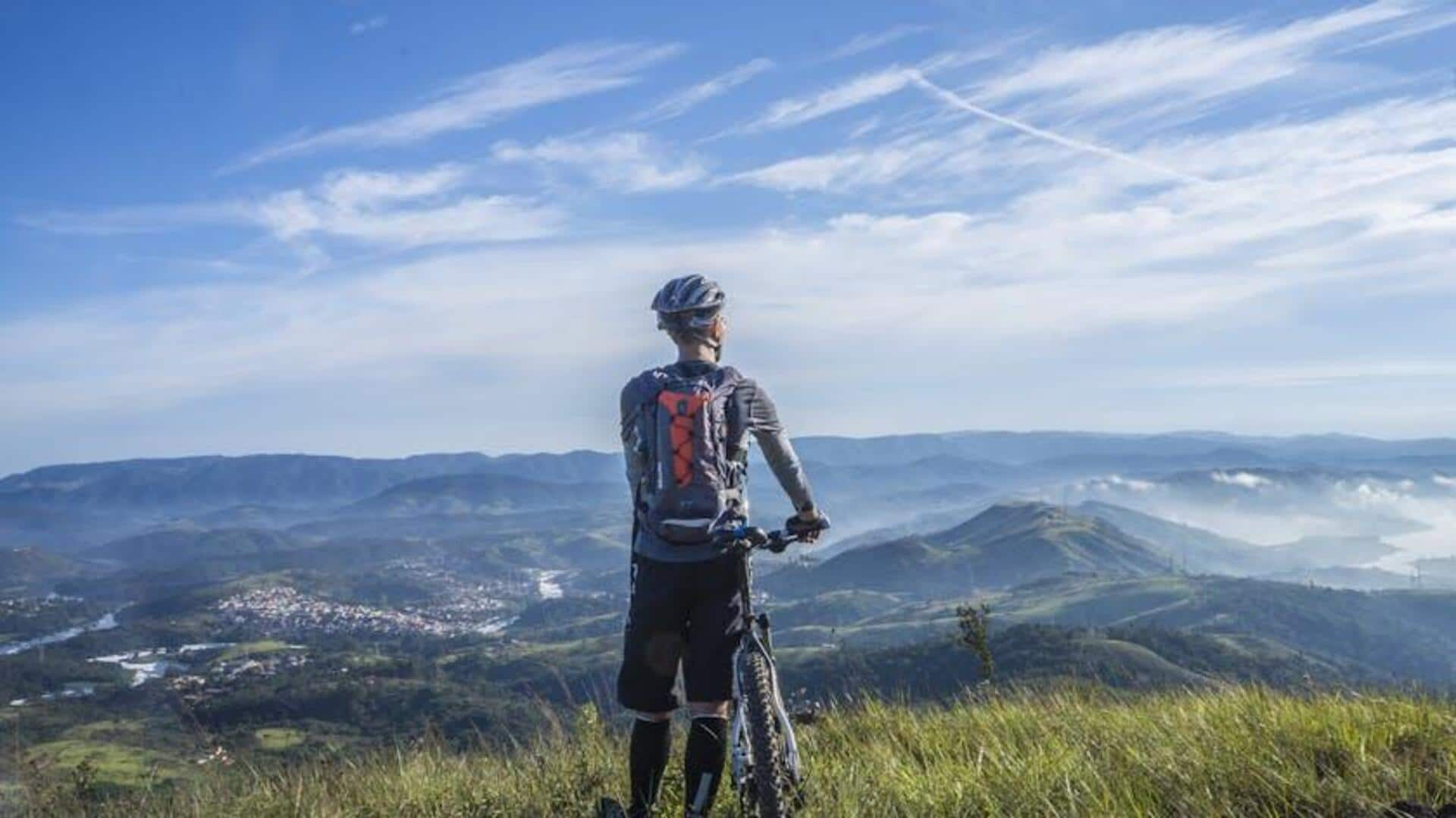 Exploring post-fire landscapes on two wheels 