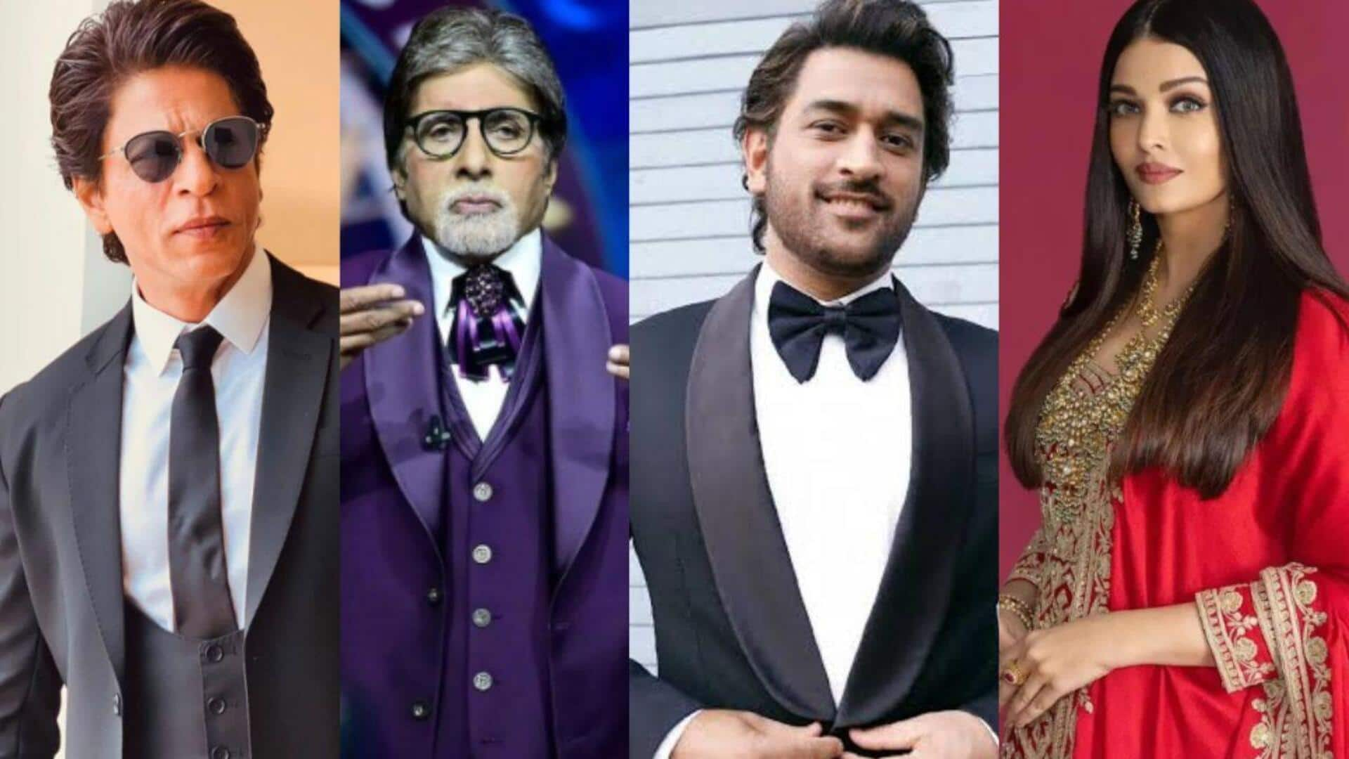 SRK, Aishwarya, Dhoni shortlisted to replace Bachchan on 'KBC'