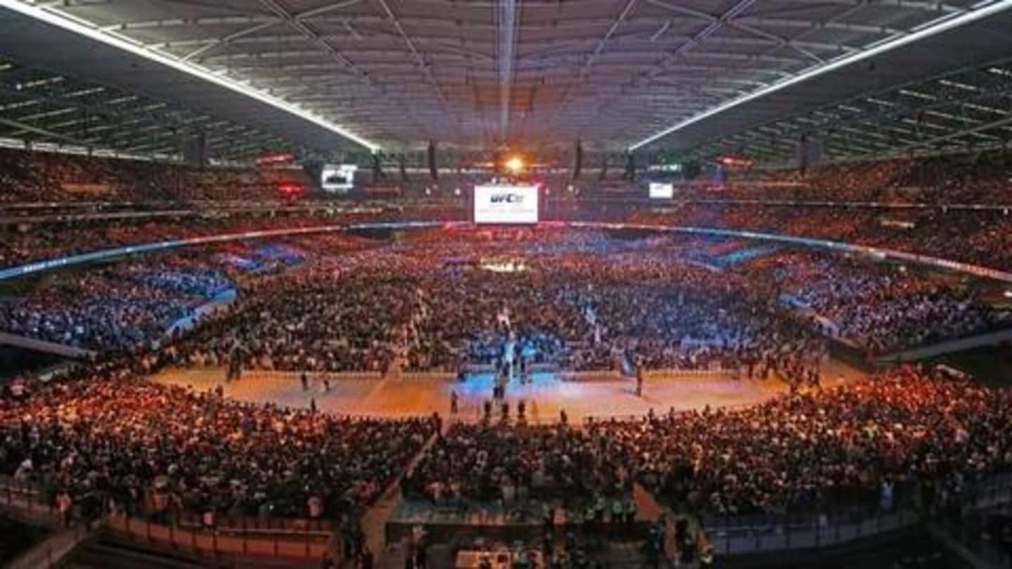 56,214 fans witness a shocking end to the main event 56,214 fans witness a shocking end to the main event