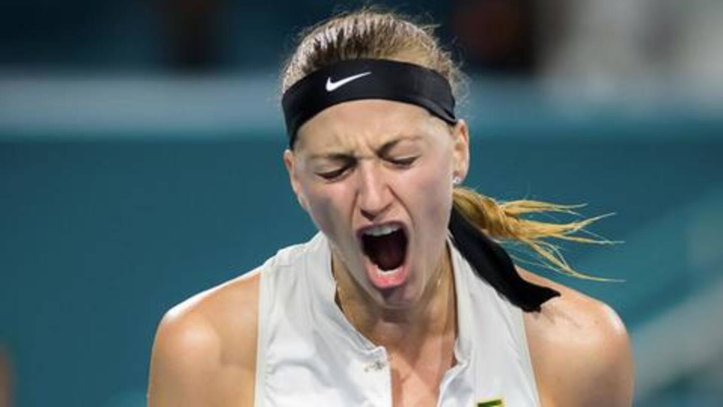 Kvitova made comeback in late 2017 Kvitova made comeback in late 2017