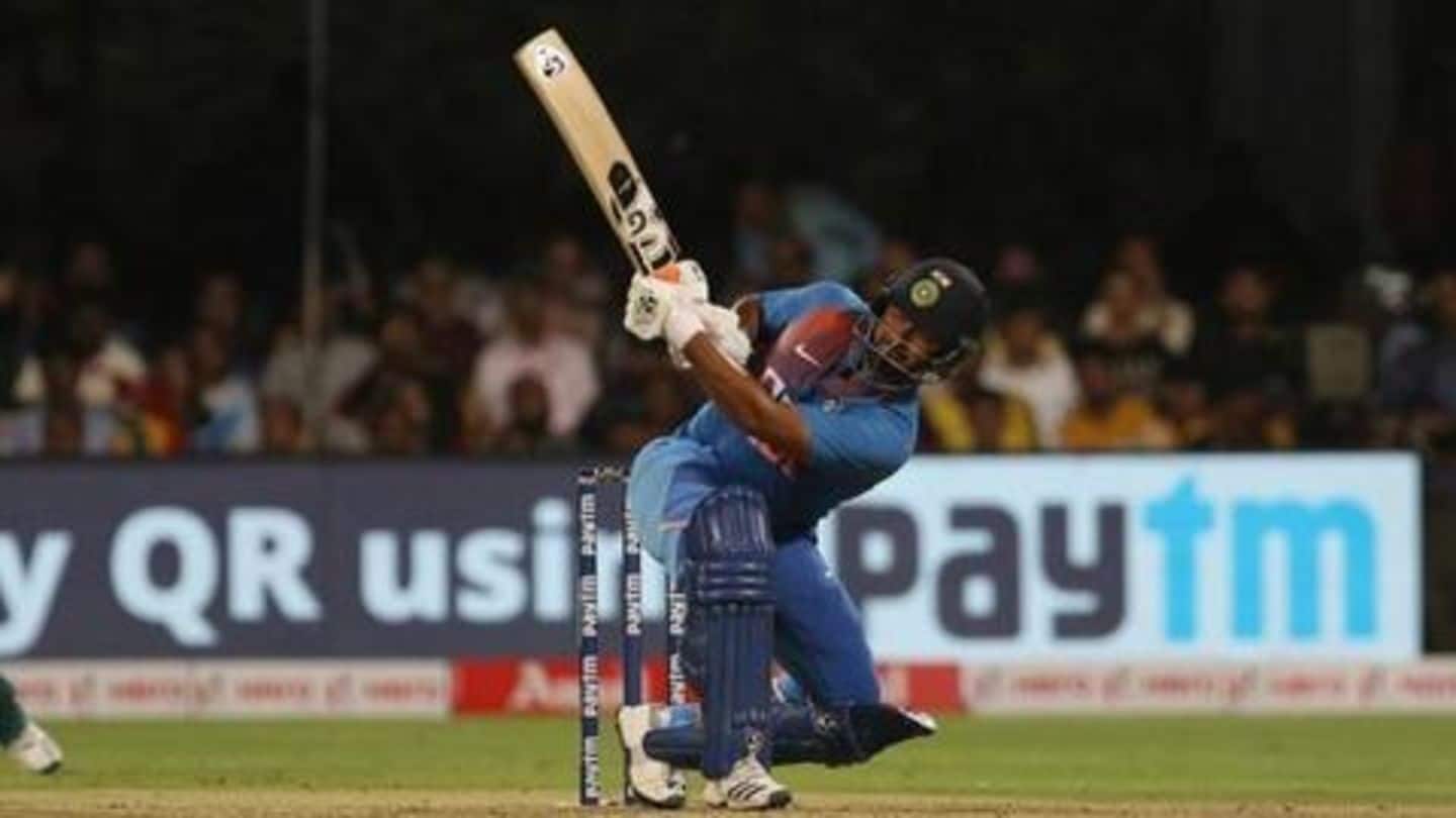 Pant could be dropped to number five in T20Is Pant could be dropped to number five in T20Is