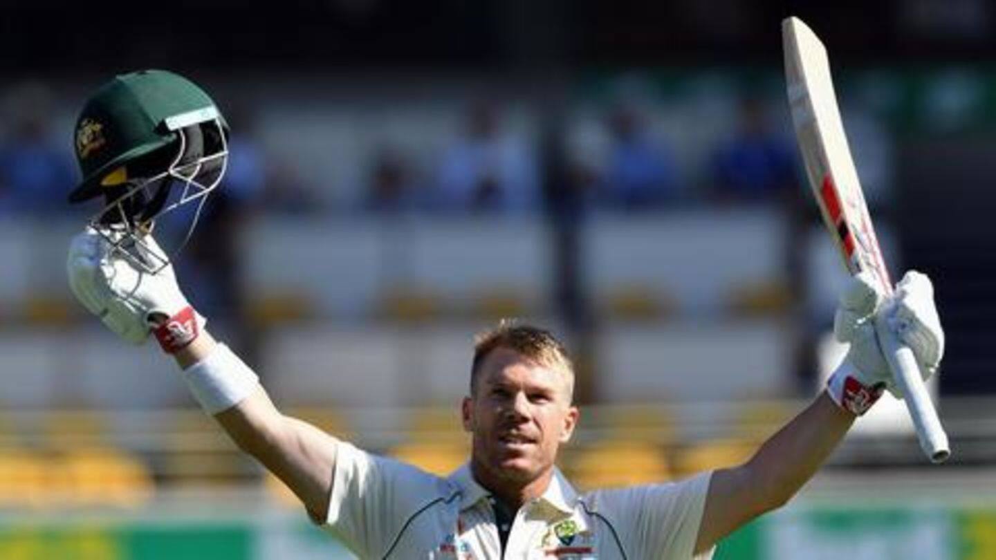 David Warner scripts records aplenty with 22nd Test century David Warner scripts records aplenty with 22nd Test century
