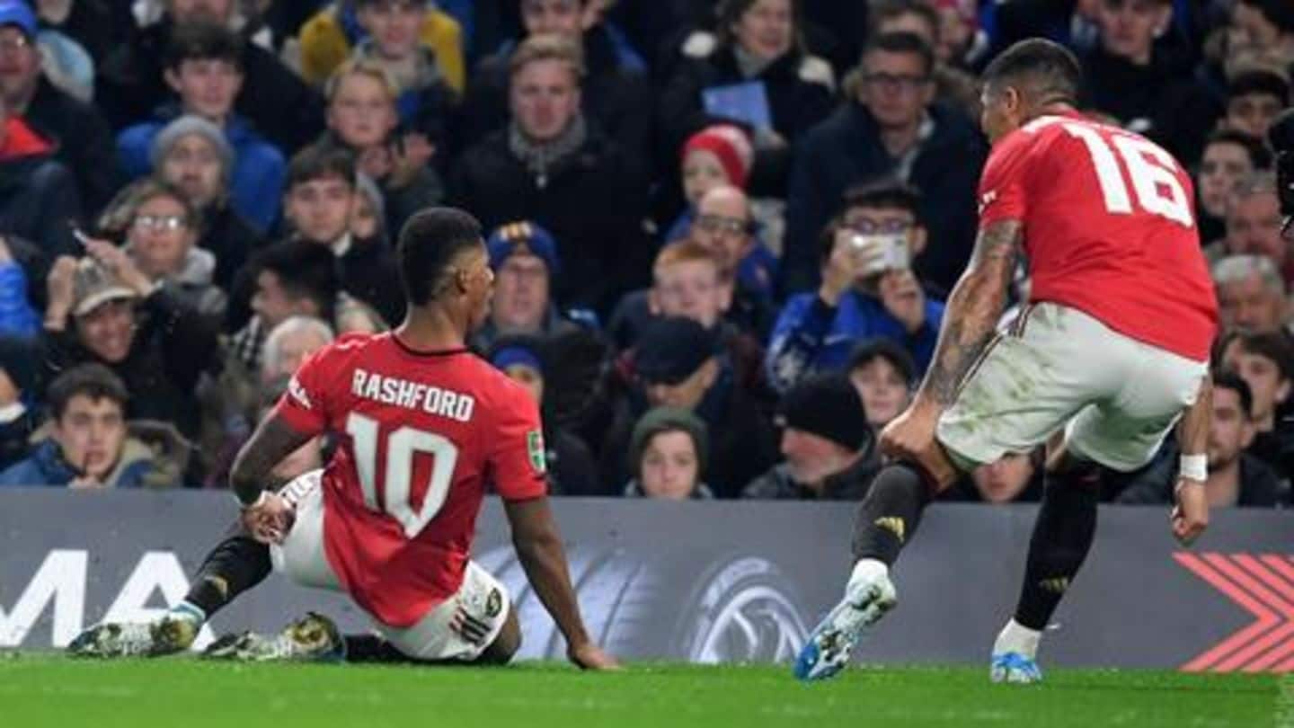 EFL Cup: Manchester United edge past Chelsea to reach quarters