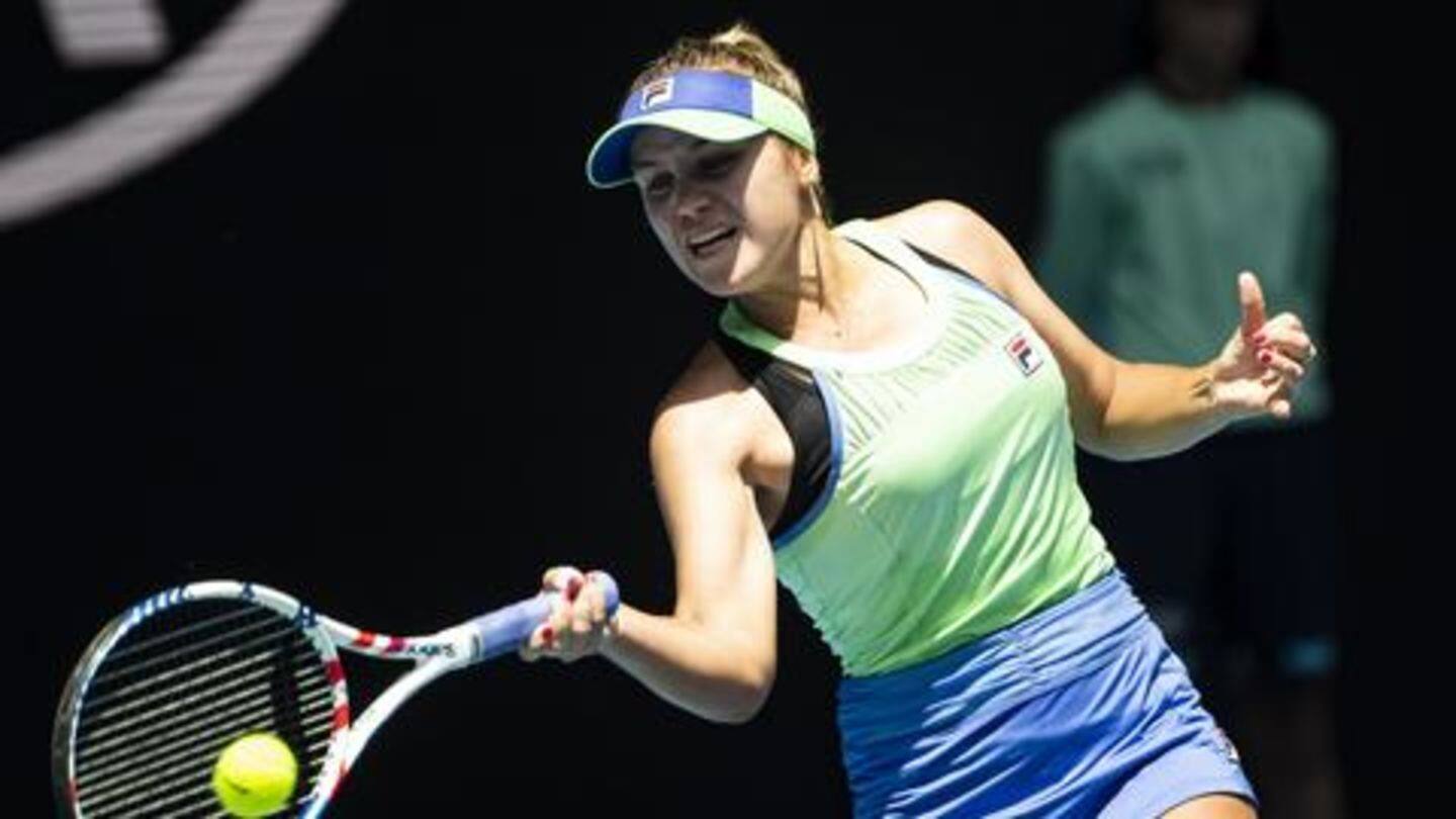 Australian Open: Sofia Kenin stuns Ashleigh Barty to reach final