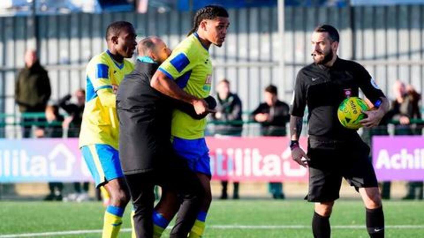 Loizou called off his players citing unacceptable crowd behavior Loizou called off his players citing unacceptable crowd behavior
