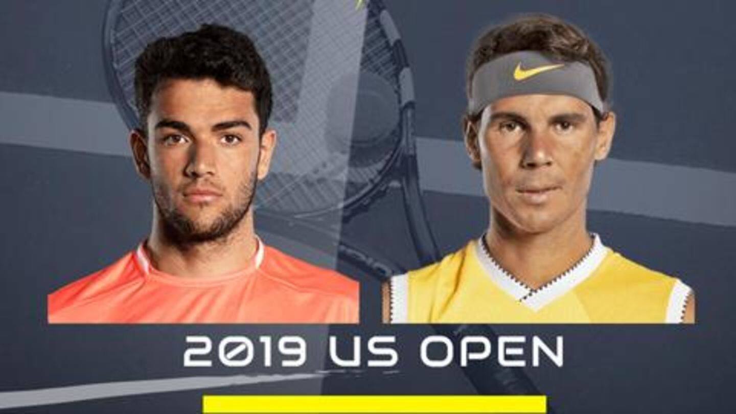 Nadal takes on Matteo Berrettini in the semis Nadal takes on Matteo Berrettini in the semis