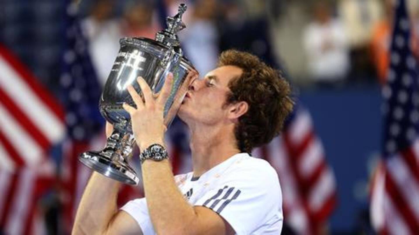 Andy Murray topples Novak Djokovic to win maiden Slam Andy Murray topples Novak Djokovic to win maiden Slam