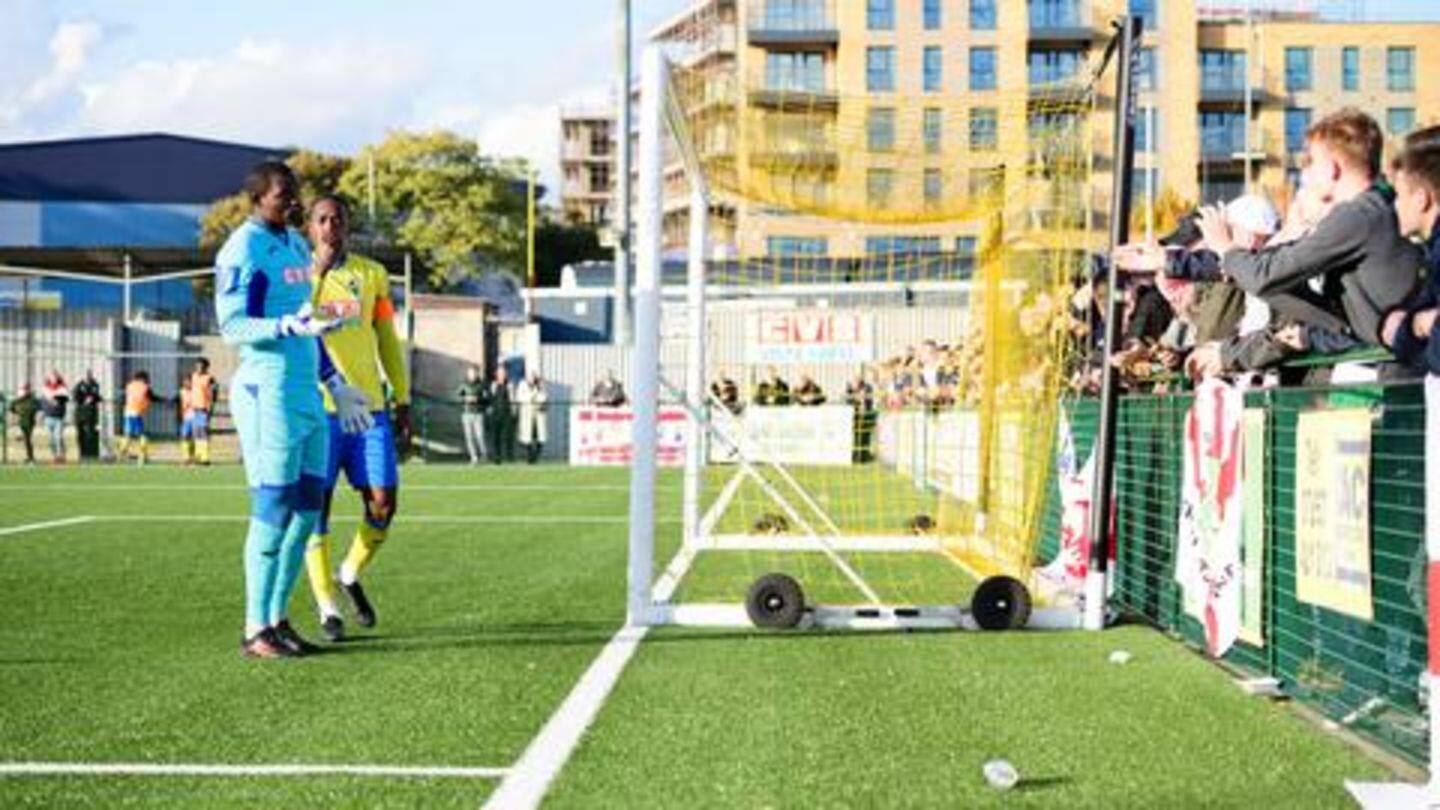 Haringey defender and goalkeeper racially abused Haringey defender and goalkeeper racially abused