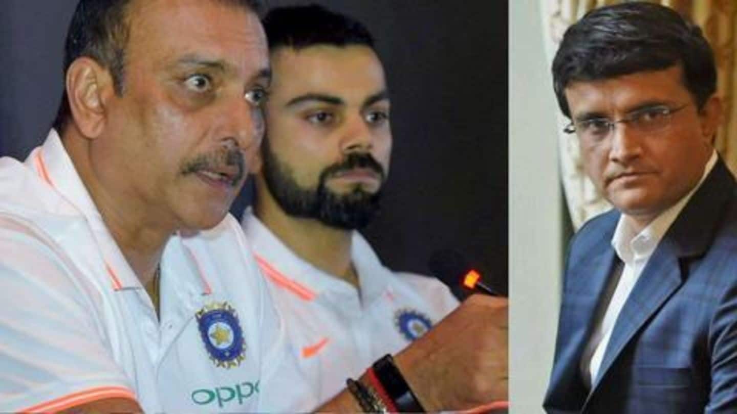 Ganguly warns Shastri to win 'big games' Ganguly warns Shastri to win 'big games'