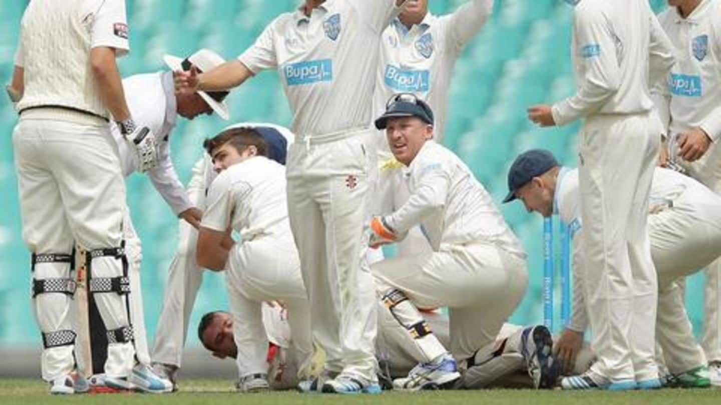 Similar incident had led to the demise of Phillip Hughes Similar incident had led to the demise of Phillip Hughes