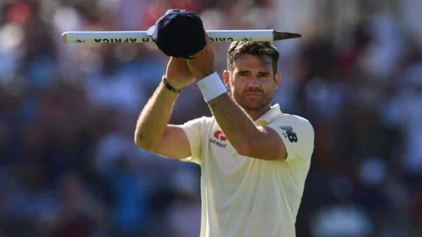 James Anderson to miss remainder of South Africa series