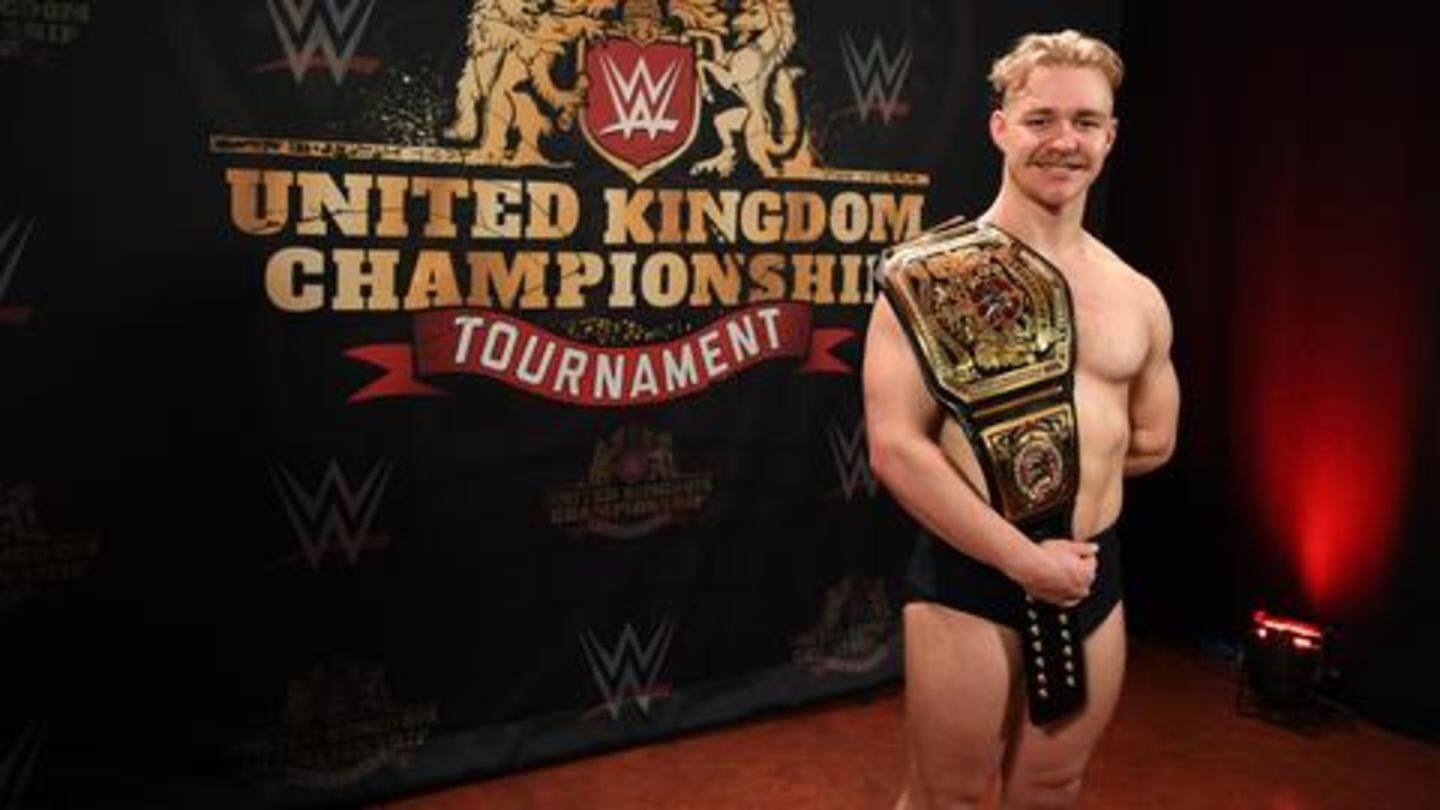 Tyler Bate: UK Champion at age of 19 Tyler Bate: UK Champion at age of 19