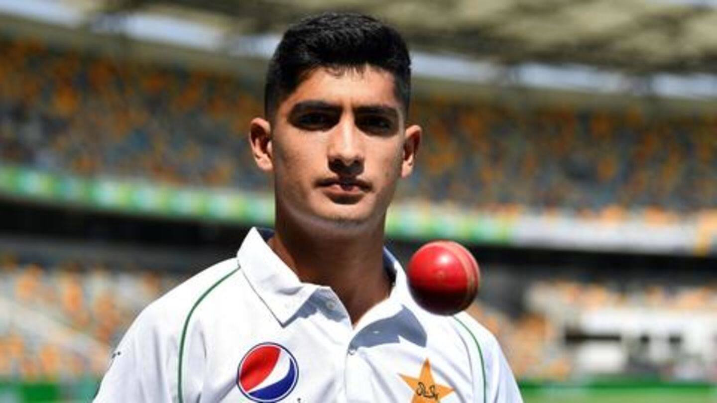 Naseem Shah becomes youngest debutant on Australian soil Naseem Shah becomes youngest debutant on Australian soil