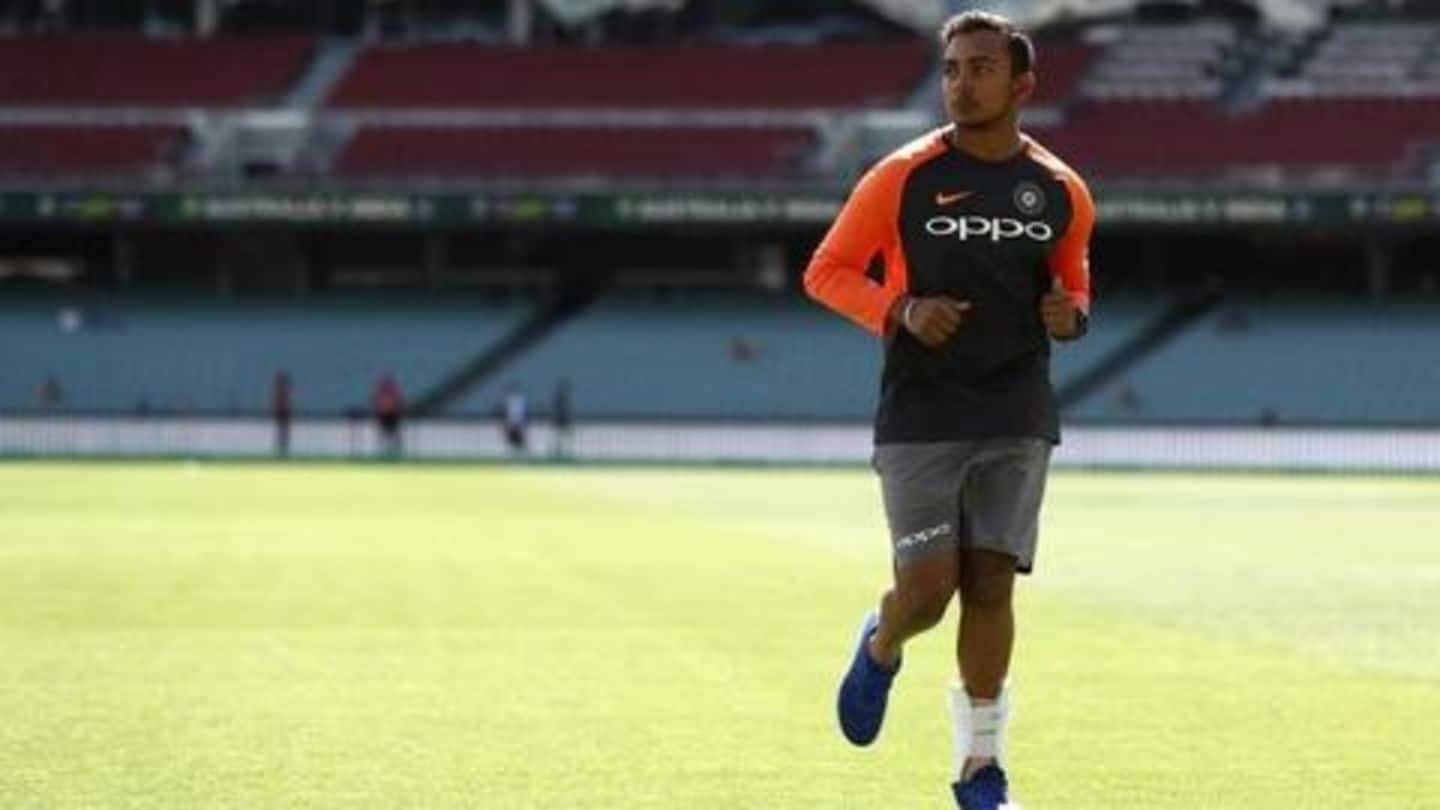 Prithvi Shaw overlooked the policy, says BCCI's anti-doping manager