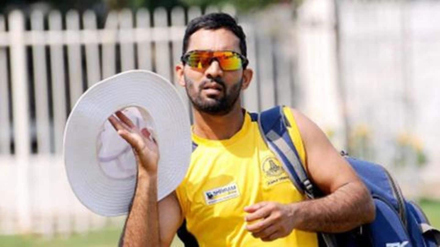 Karthik could lead Tamil Nadu in Vijay Hazare Trophy Karthik could lead Tamil Nadu in Vijay Hazare Trophy