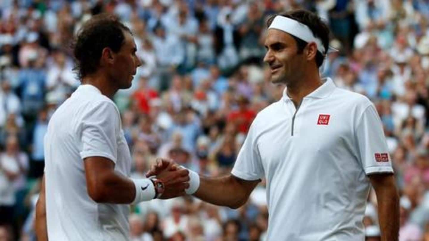 A boy reading book in Federer-Nadal clash wins the Internet