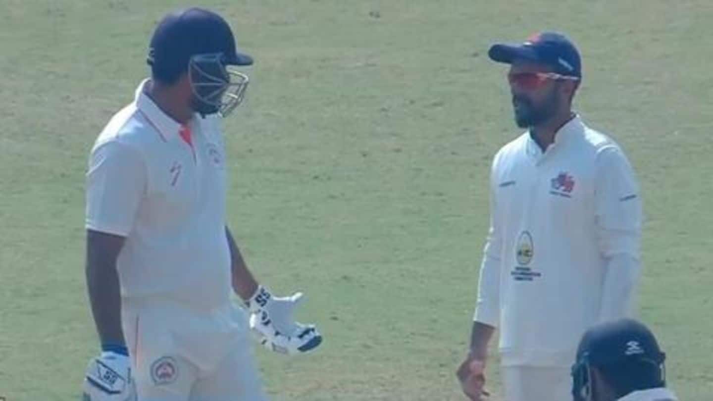 Yusuf Pathan refuses to walk off after incorrect decision