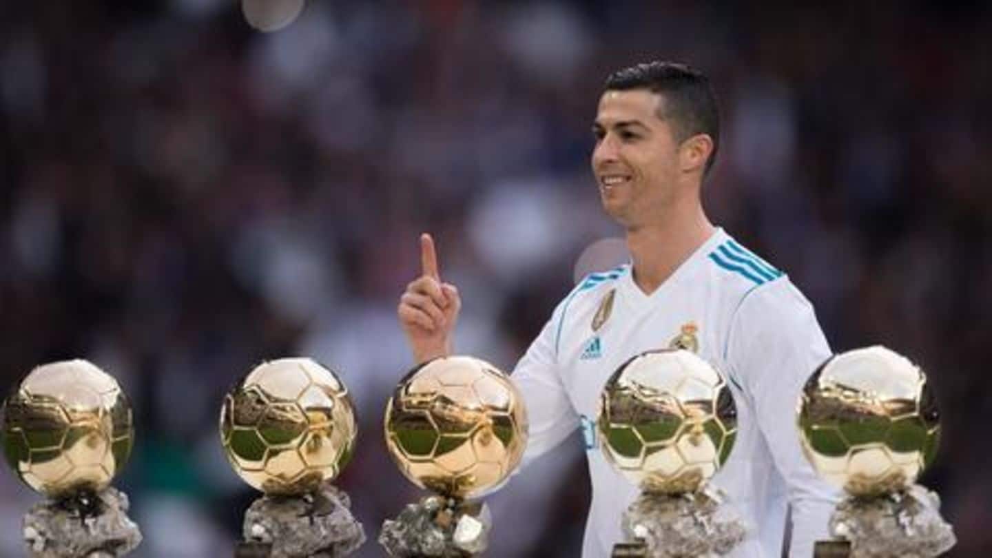 Cristiano Ronaldo makes shocking admission regarding his Ballon d'Or wins