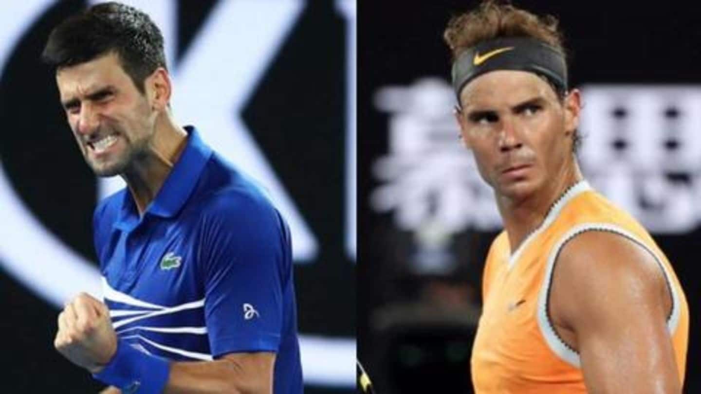 Novak Djokovic talks about Rafael Nadal's French Open chances