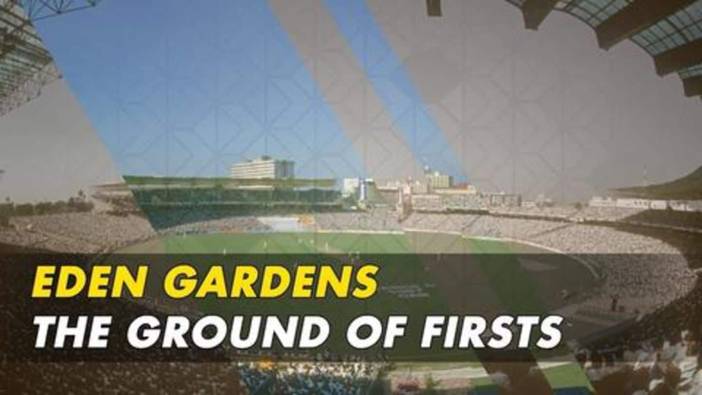 Eden Gardens: The ground of firsts