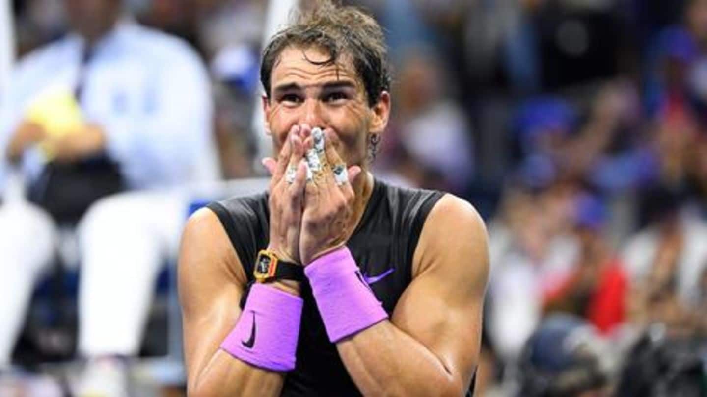 Nadal struggled to breathe during the final Nadal struggled to breathe during the final