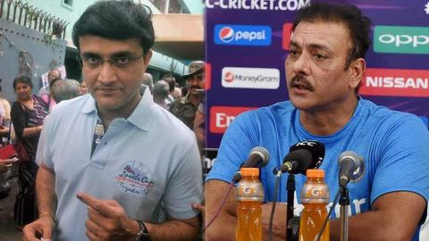 Here's what Sourav Ganguly has warned Ravi Shastri about