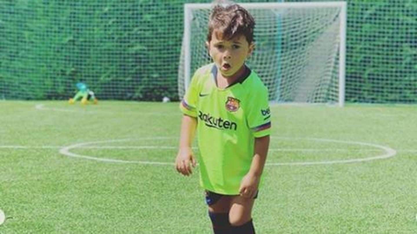 Lionel Messi's son's celebration is ruling the internet: Here's why