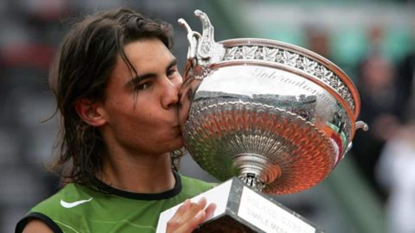 Winning the first French Open title Winning the first French Open title