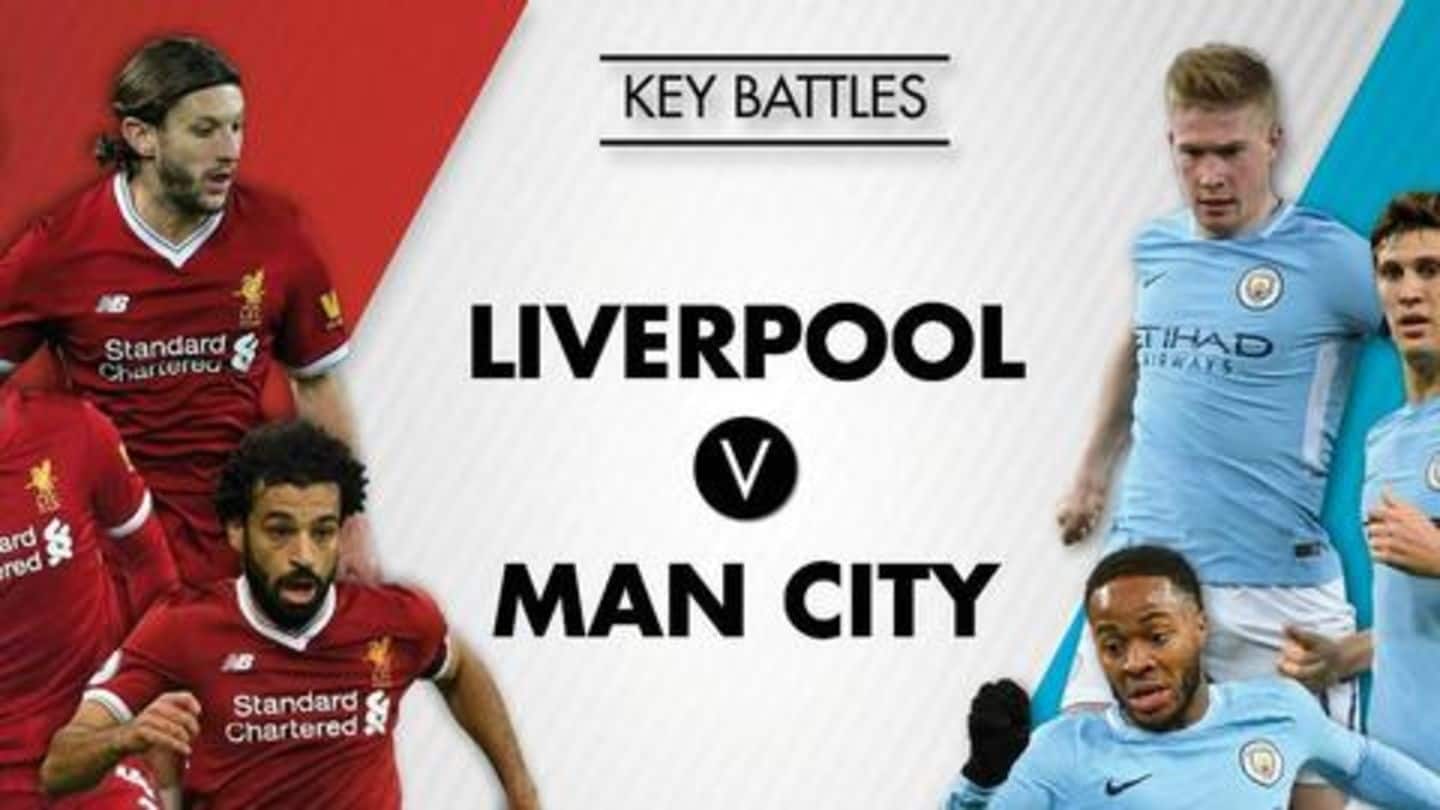 Liverpool vs Manchester City: A look at the key clashes