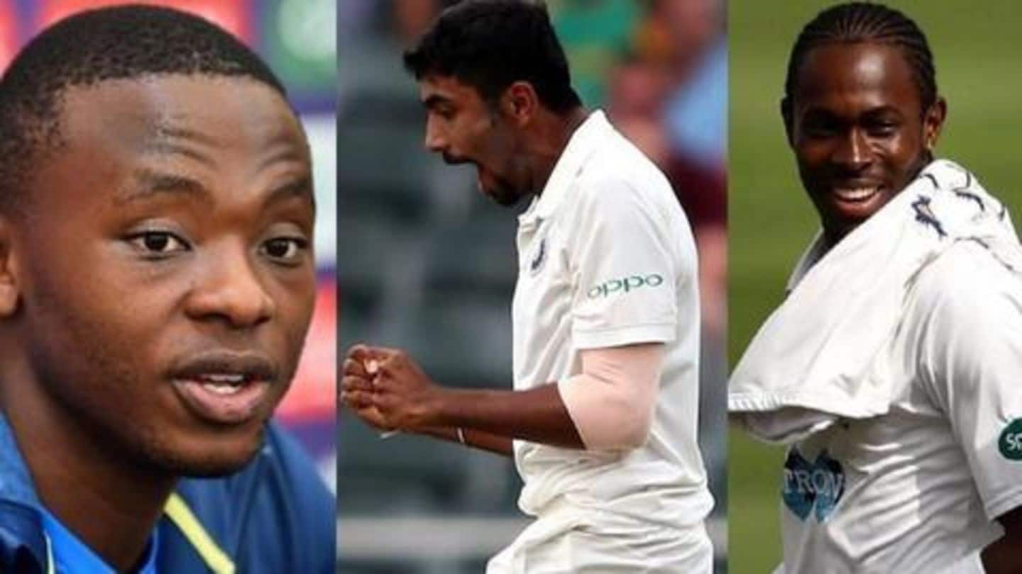 Rabada admires Bumrah and Archer a lot Rabada admires Bumrah and Archer a lot