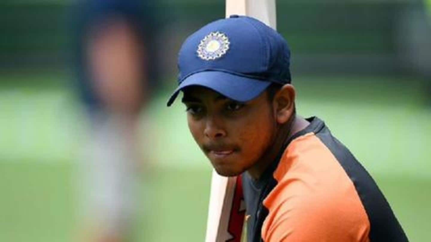 Prithvi Shaw cleared for India A's tour of New Zealand
