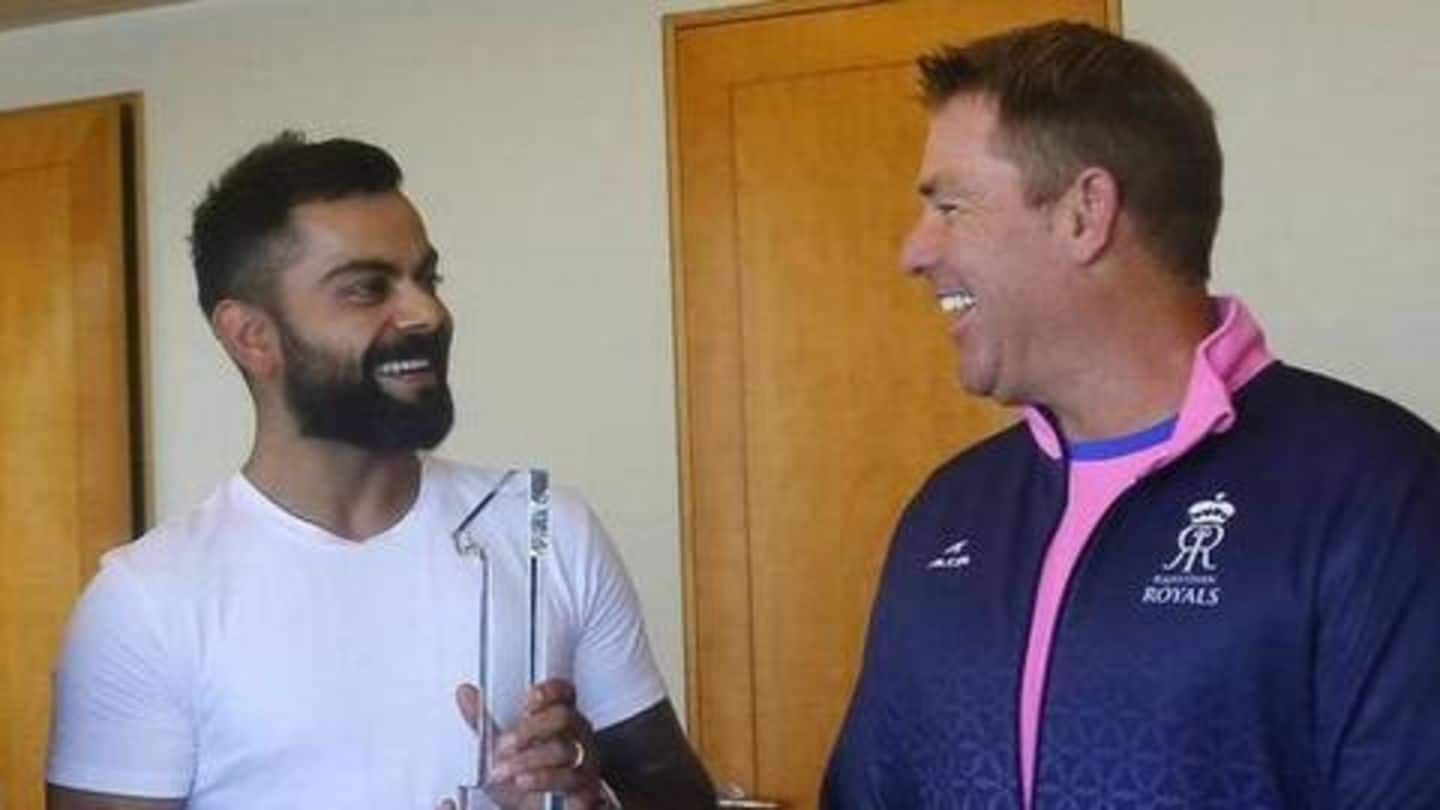 Is Shane Warne scared of bowling to Virat Kohli?