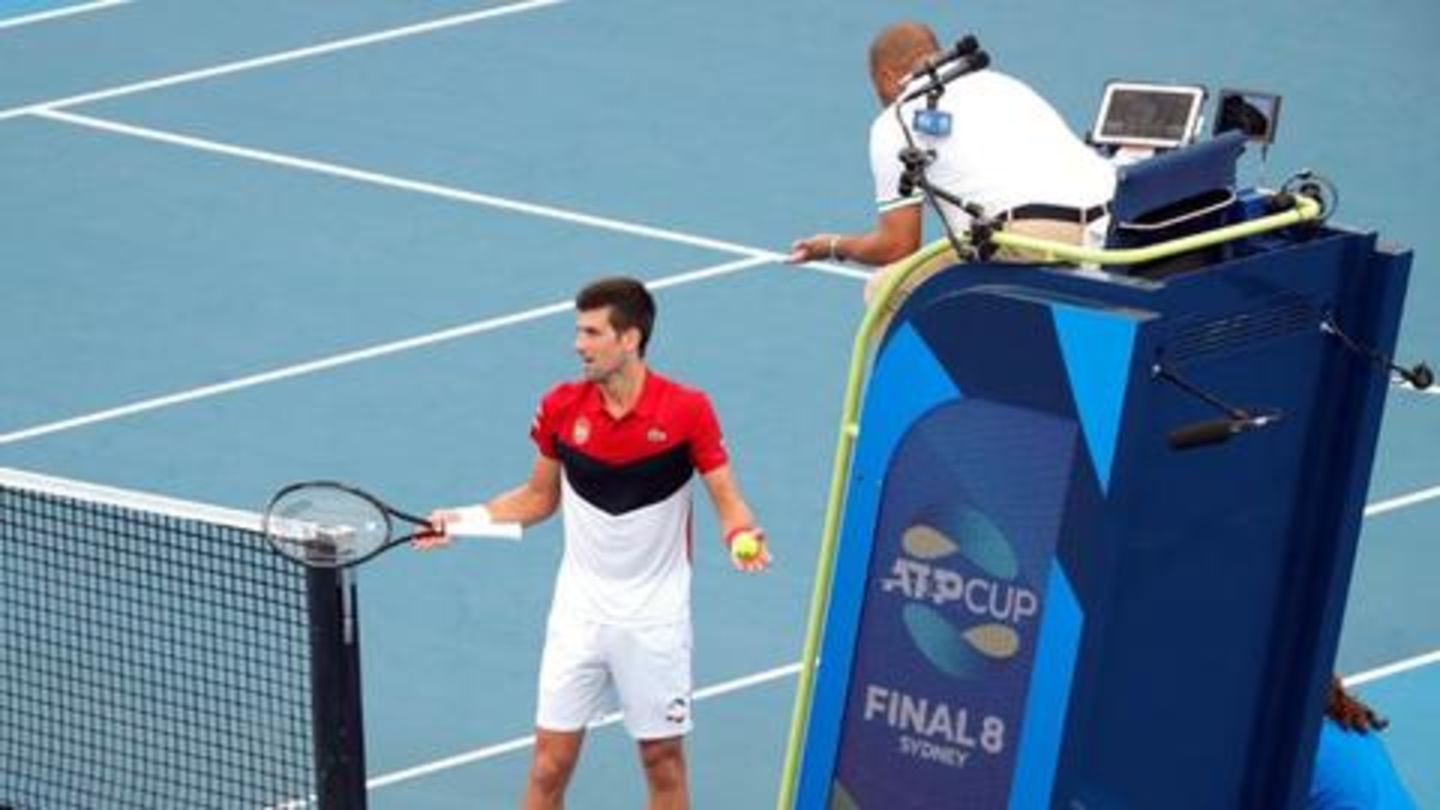 Umpire blasts disrespectful fans during ATP Cup tie: Details here