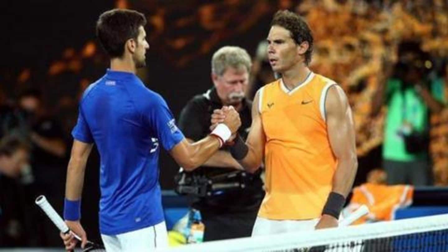 ATP Rankings: Novak Djokovic remains number 1, Nadal drops points
