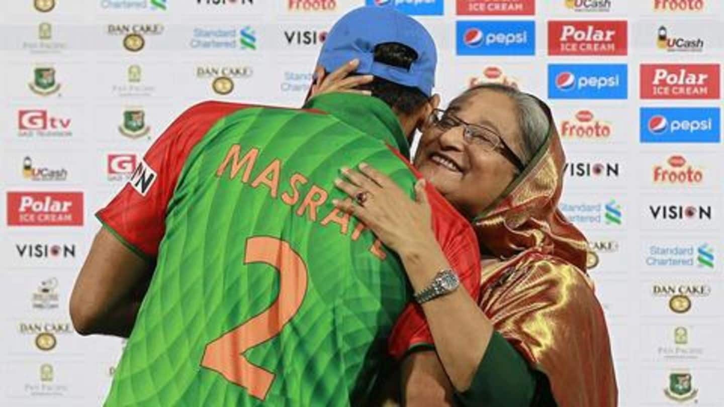 Hasina asks Mortaza regarding the current crisis and situation Hasina asks Mortaza regarding the current crisis and situation
