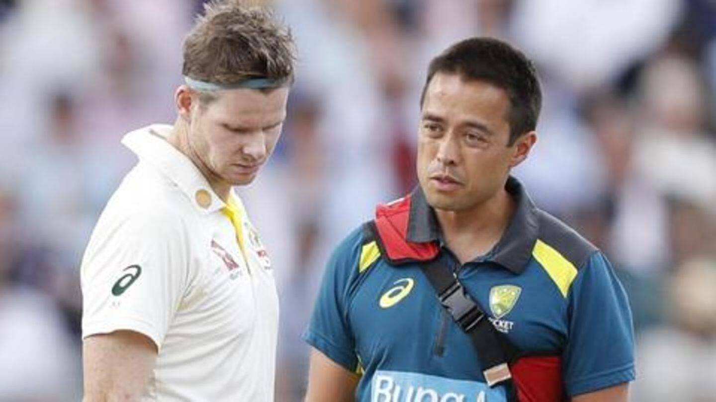 Smith suffers concussion, courtesy lethal bouncer by Archer Smith suffers concussion, courtesy lethal bouncer by Archer