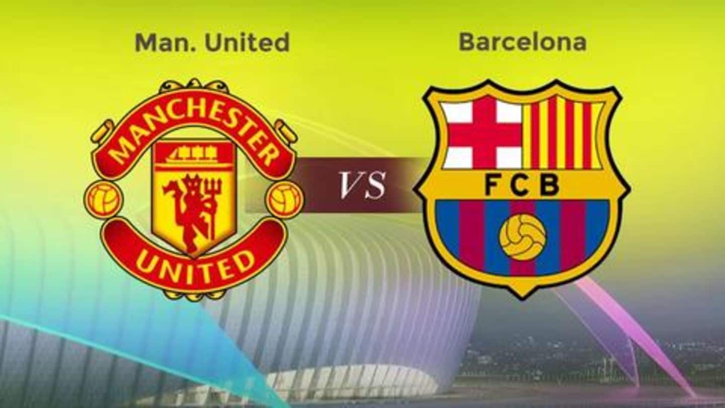 Manchester United vs Barcelona: Preview, head-to-head records and Fantasy XI