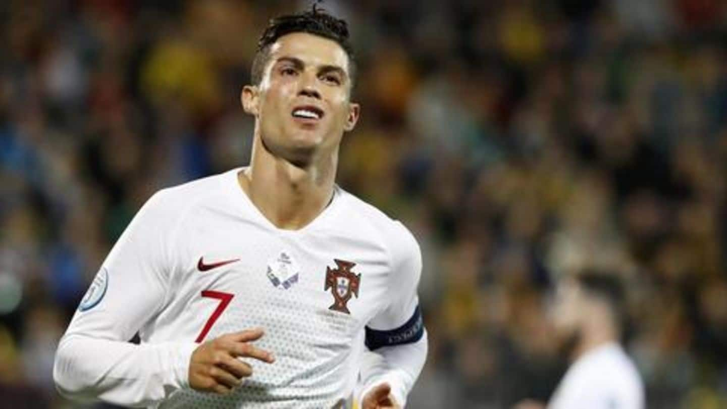 Cristiano Ronaldo breaks goal record in Euro Qualifiers: Details here