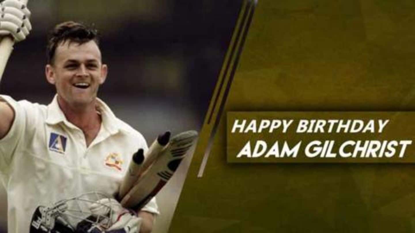 Happy Birthday Adam Gilchrist: Some records held by the legend
