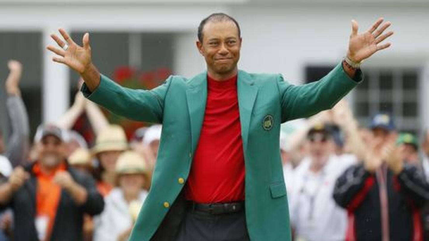 Tiger Woods wins his record fifth Masters title Tiger Woods wins his record fifth Masters title