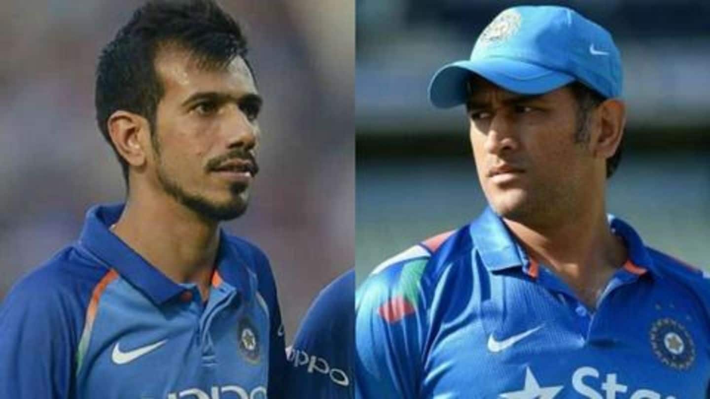Here's how Chahal reacted following Dhoni's World Cup semis dismissal