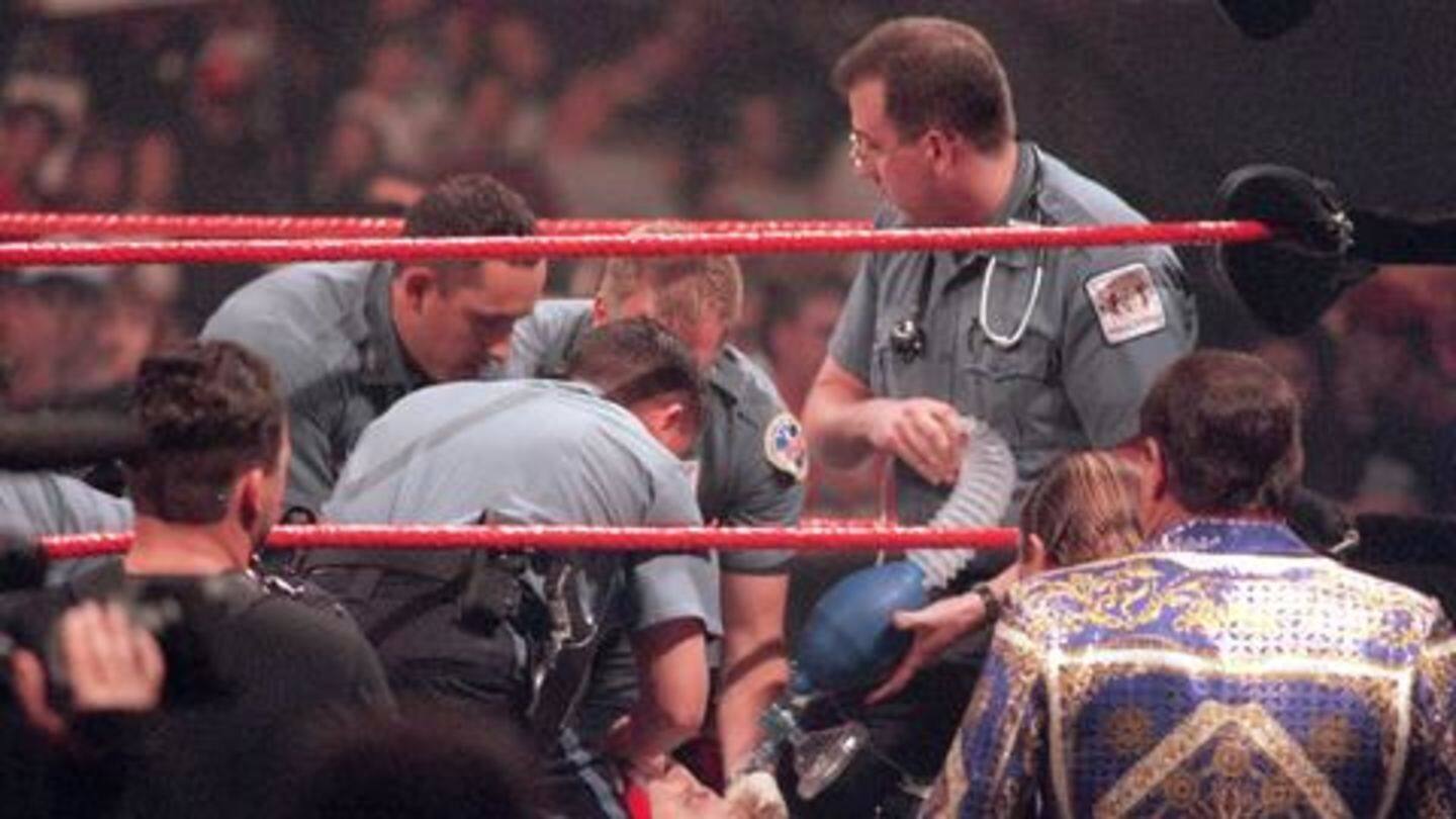 Owen Hart's tragic demise while pulling-off a deadly stunt Owen Hart's tragic demise while pulling-off a deadly stunt