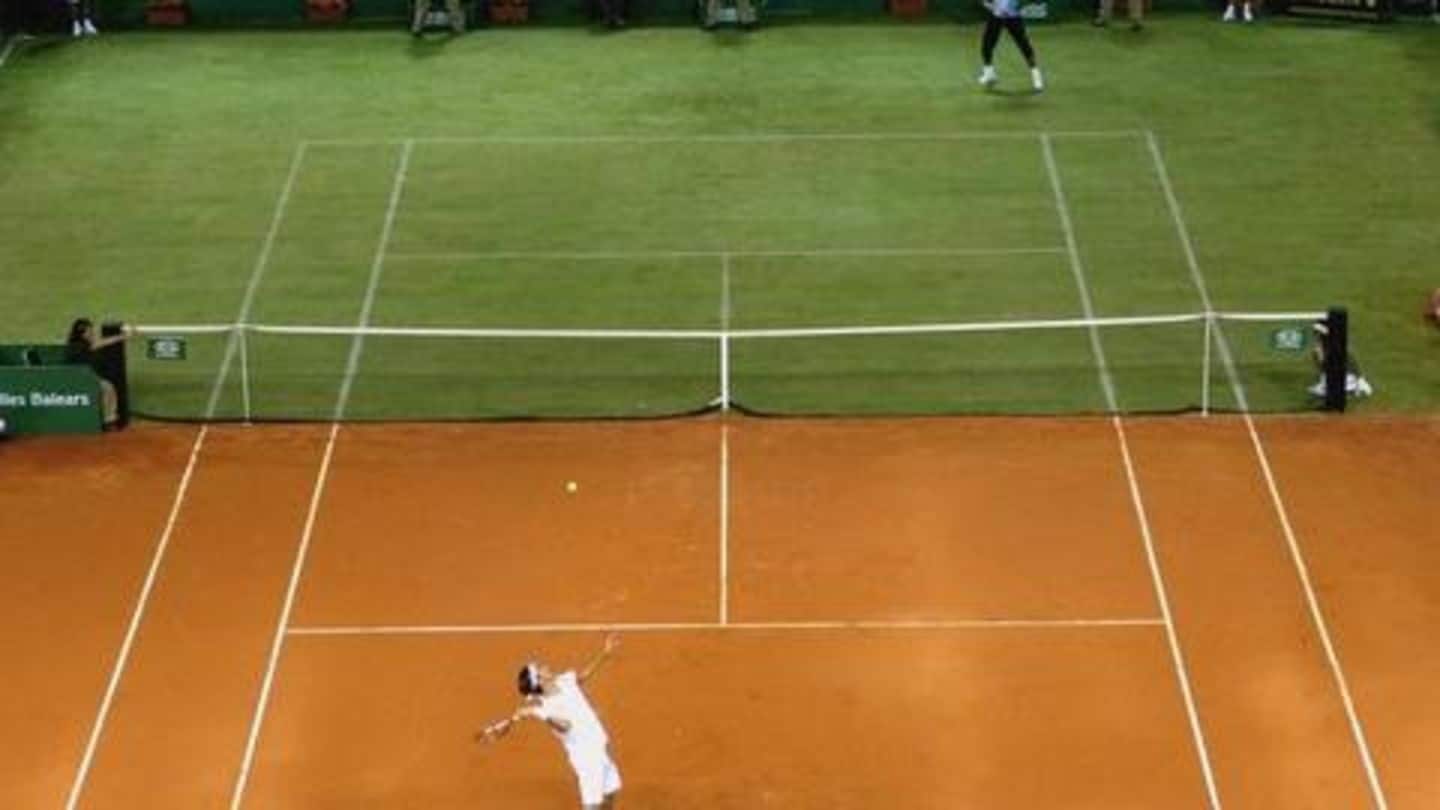 The only Slam to be played on all three surfaces The only Slam to be played on all three surfaces