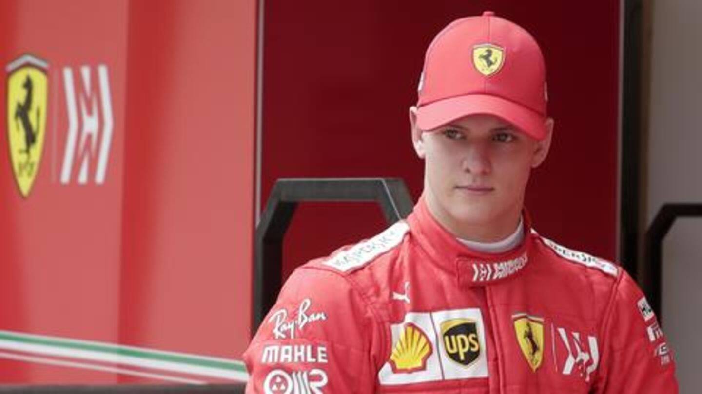 Schumacher's son Mick looks to ride on his father's success Schumacher's son Mick looks to ride on his father's success