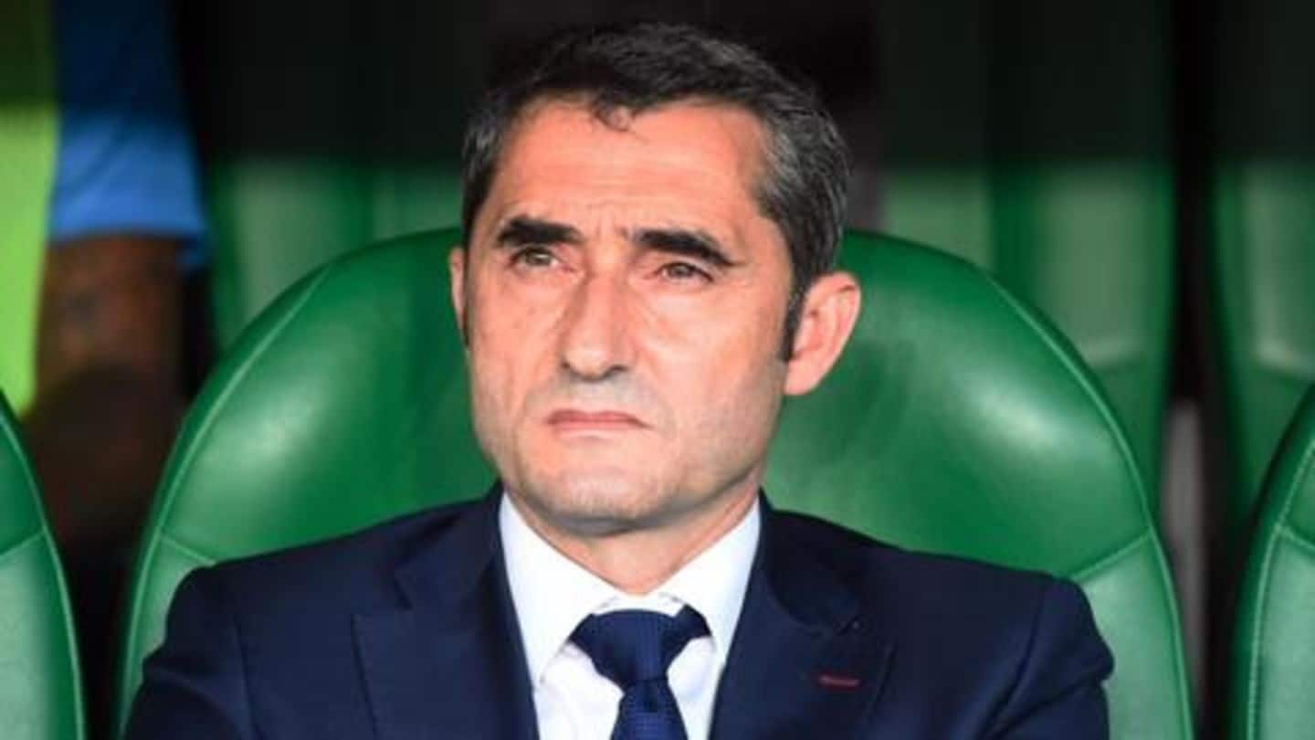 Barcelona part ways with manager Ernesto Valverde: Details here