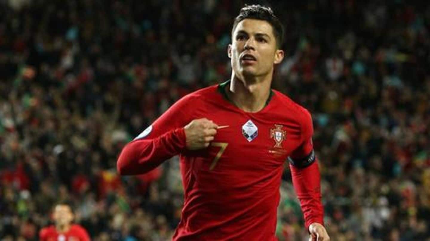 Cristiano Ronaldo on a goal-scoring spree following hat-trick against Lithuania