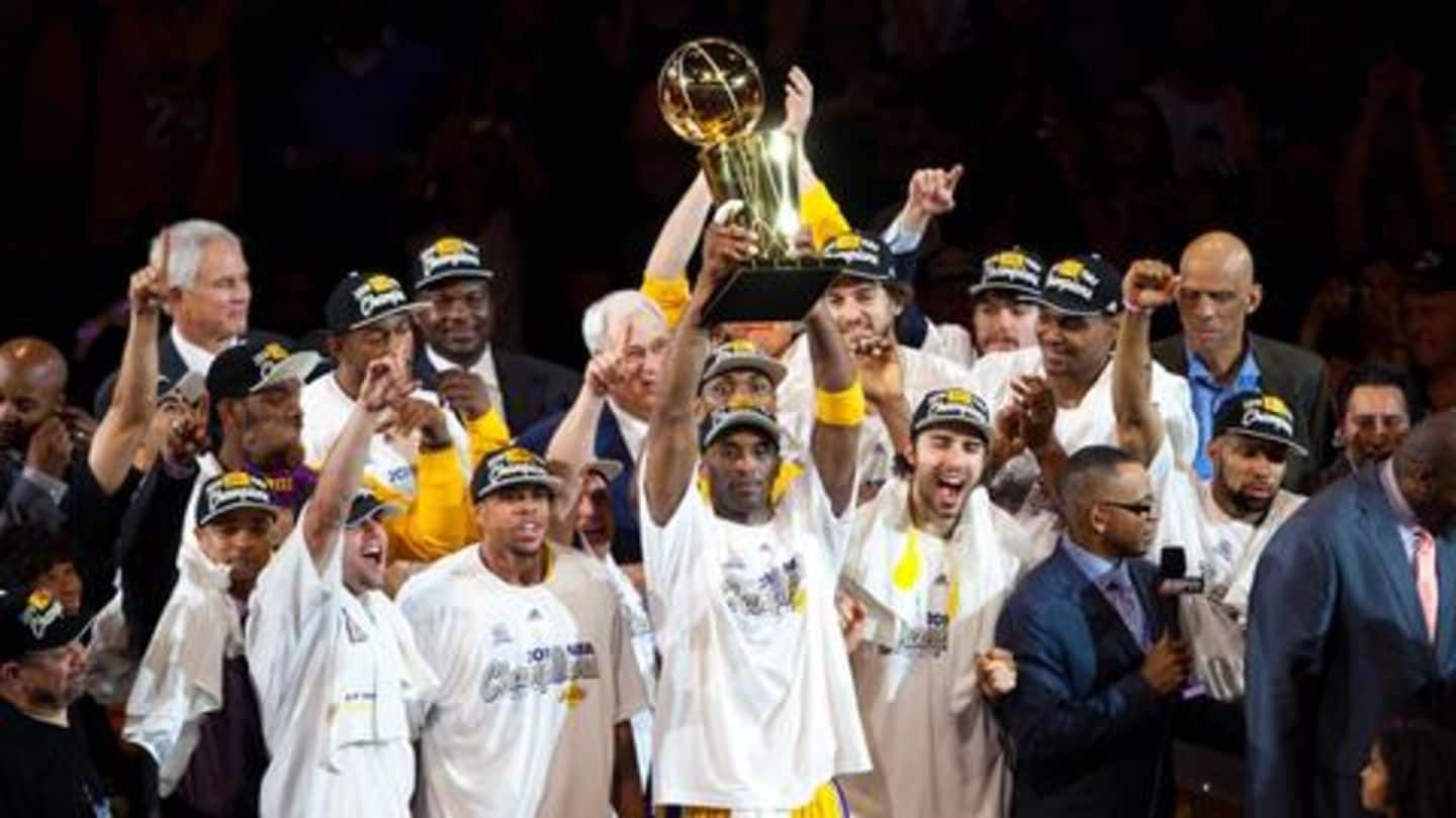 NBA: A look at Los Angeles Lakers' all-time records