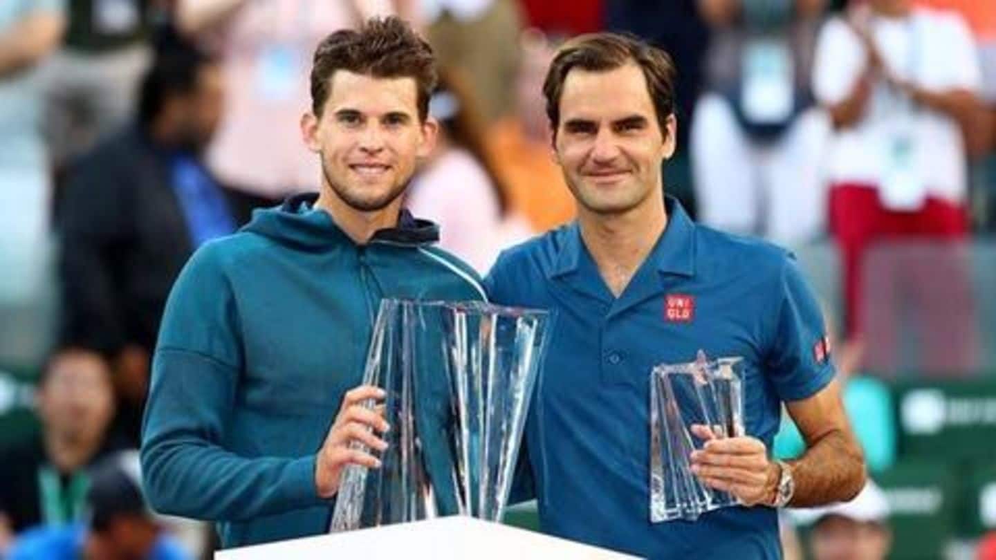 Federer and Thiem move on to Miami next week Federer and Thiem move on to Miami next week