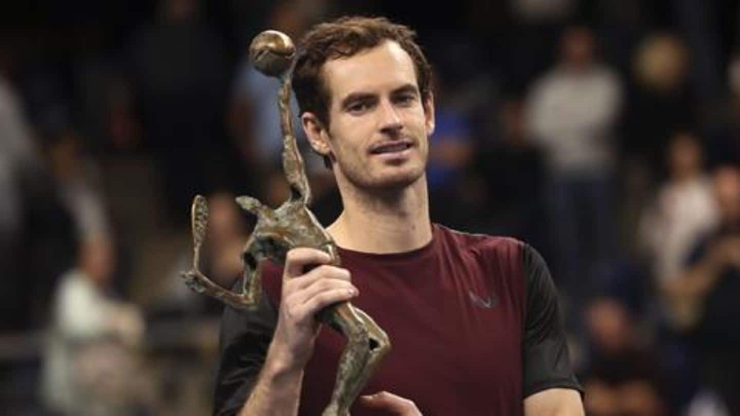 Andy Murray wins first ATP title since injury return