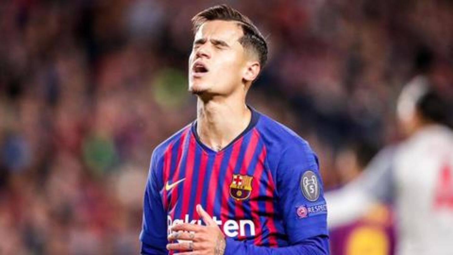 Whistles blown at Philippe Coutinho Whistles blown at Philippe Coutinho